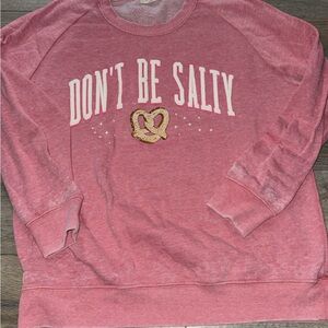 Simply Southern Pink 'Don't Be Salty' Crewneck Sweatshirt